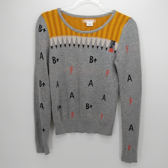 alphabet sweater